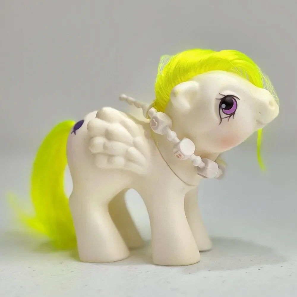 VTG Hasbro G1 My Little Pony Baby Surprise Some Accessories White Purple Balloon